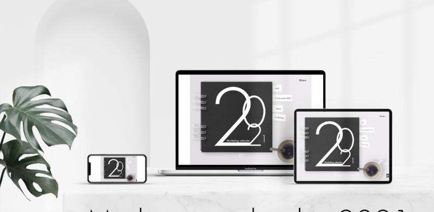 free digital marketing calendar 2021