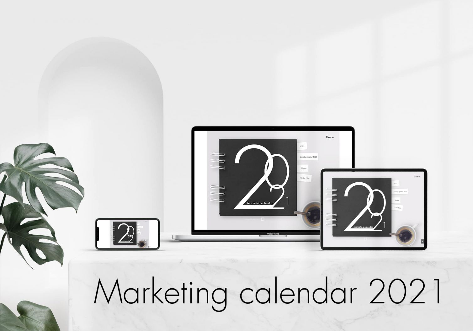 free digital marketing calendar 2021