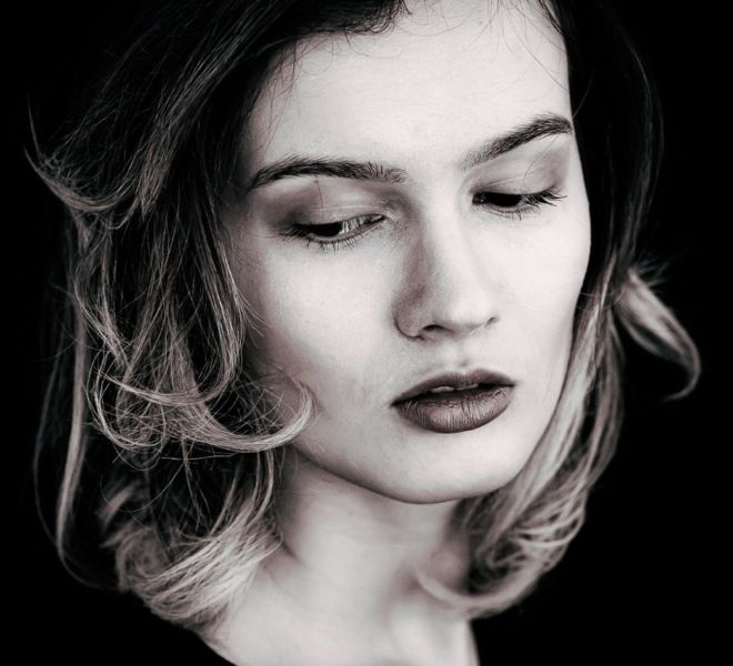Make-up-Farben für Schwarzweiß-Fotoshootings