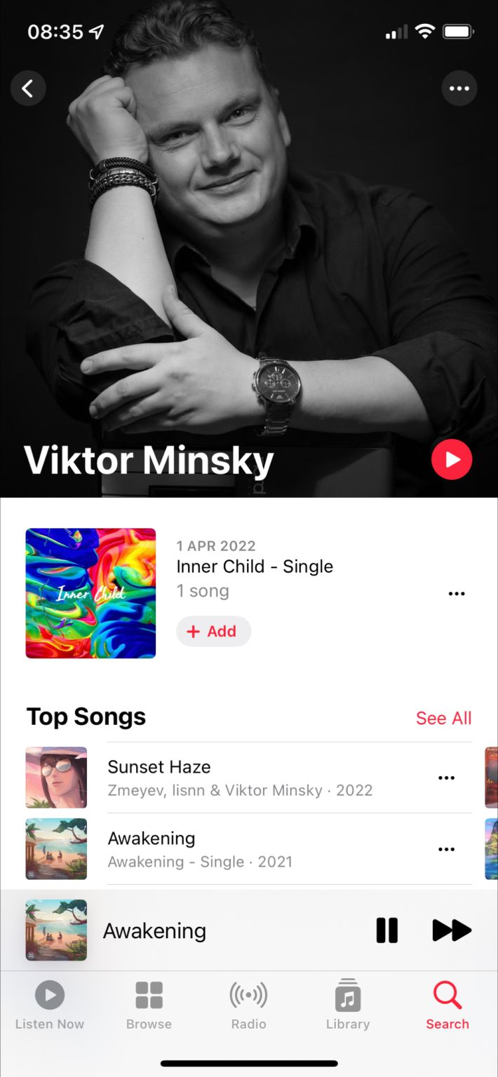 Our photo on Apple Music – Viktor Minsky